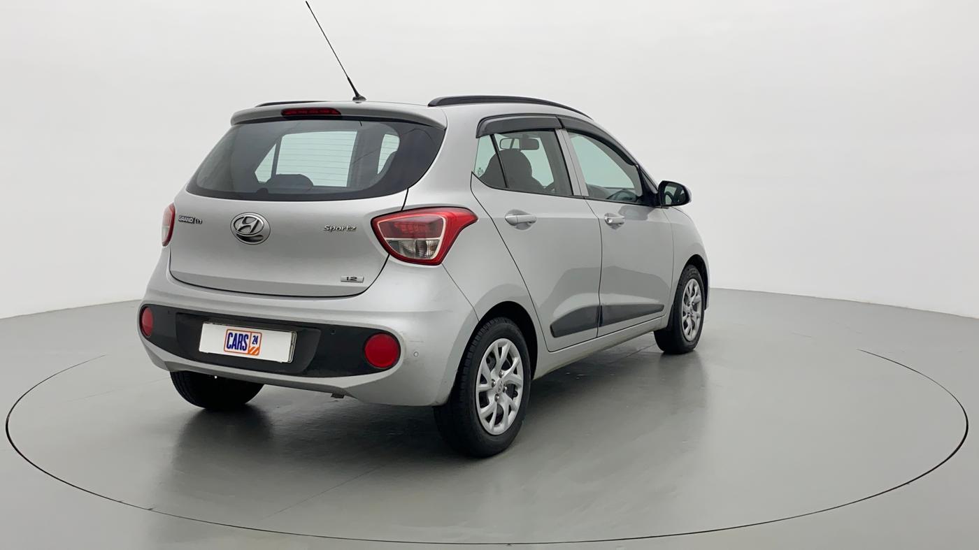 2017 Hyundai Grand i10 Sportz(O) 1.2 MT, Petrol, Manual, 35,162 km, Right Back Diagonal
