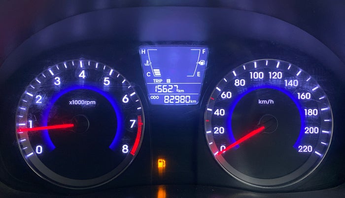 2014 Hyundai Verna FLUIDIC 1.4 VTVT, CNG, Manual, 82,980 km, Odometer Image