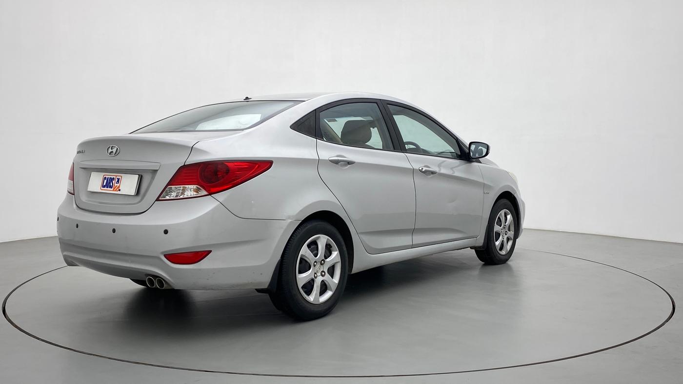 2014 Hyundai Verna FLUIDIC 1.4 VTVT, CNG, Manual, 82,980 km, Right Back Diagonal