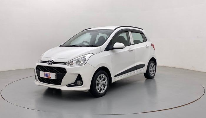 2018 Hyundai Grand i10 SPORTZ 1.2 KAPPA VTVT, Petrol, Manual, 65,455 km, Left Front Diagonal
