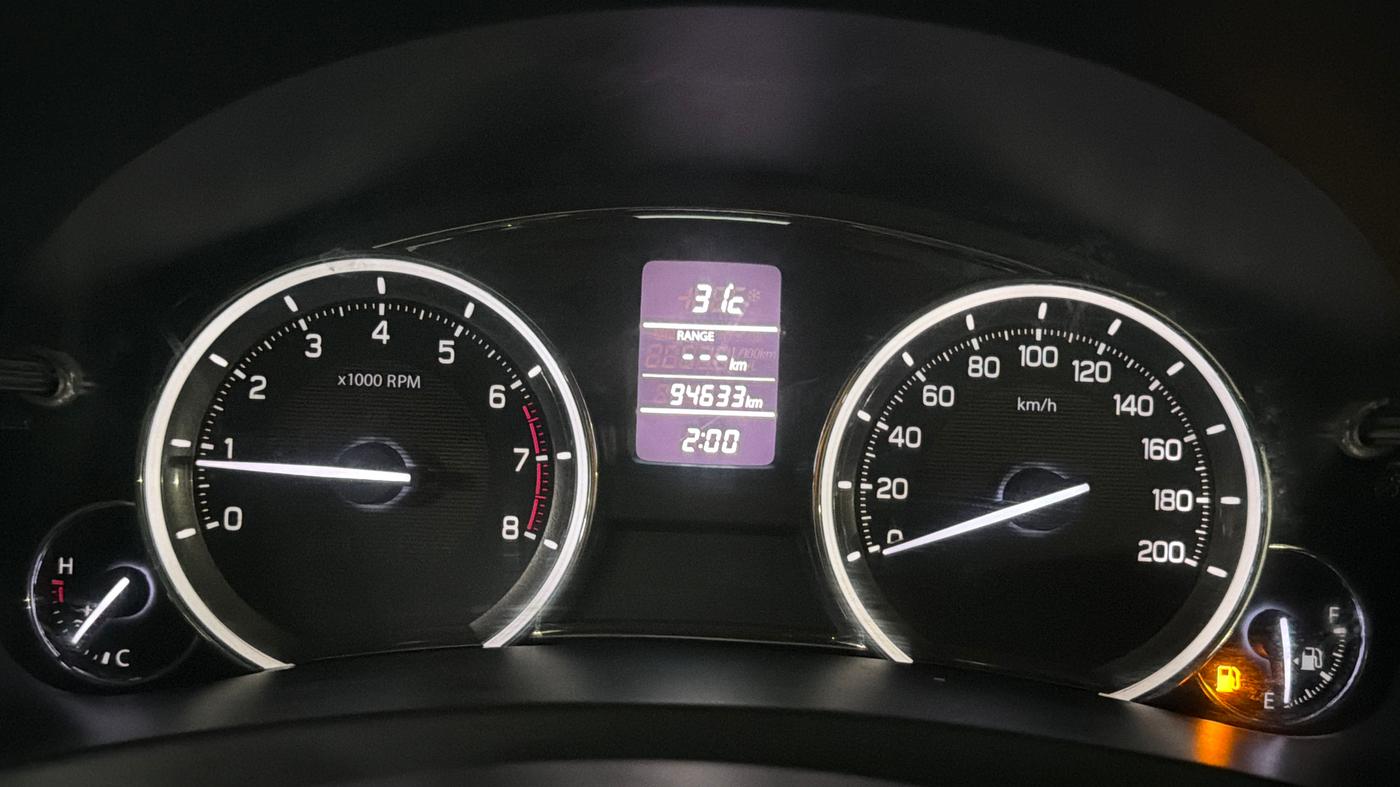2015 Maruti Ciaz ZXI+, Petrol, Manual, 94,622 km, Odometer Image