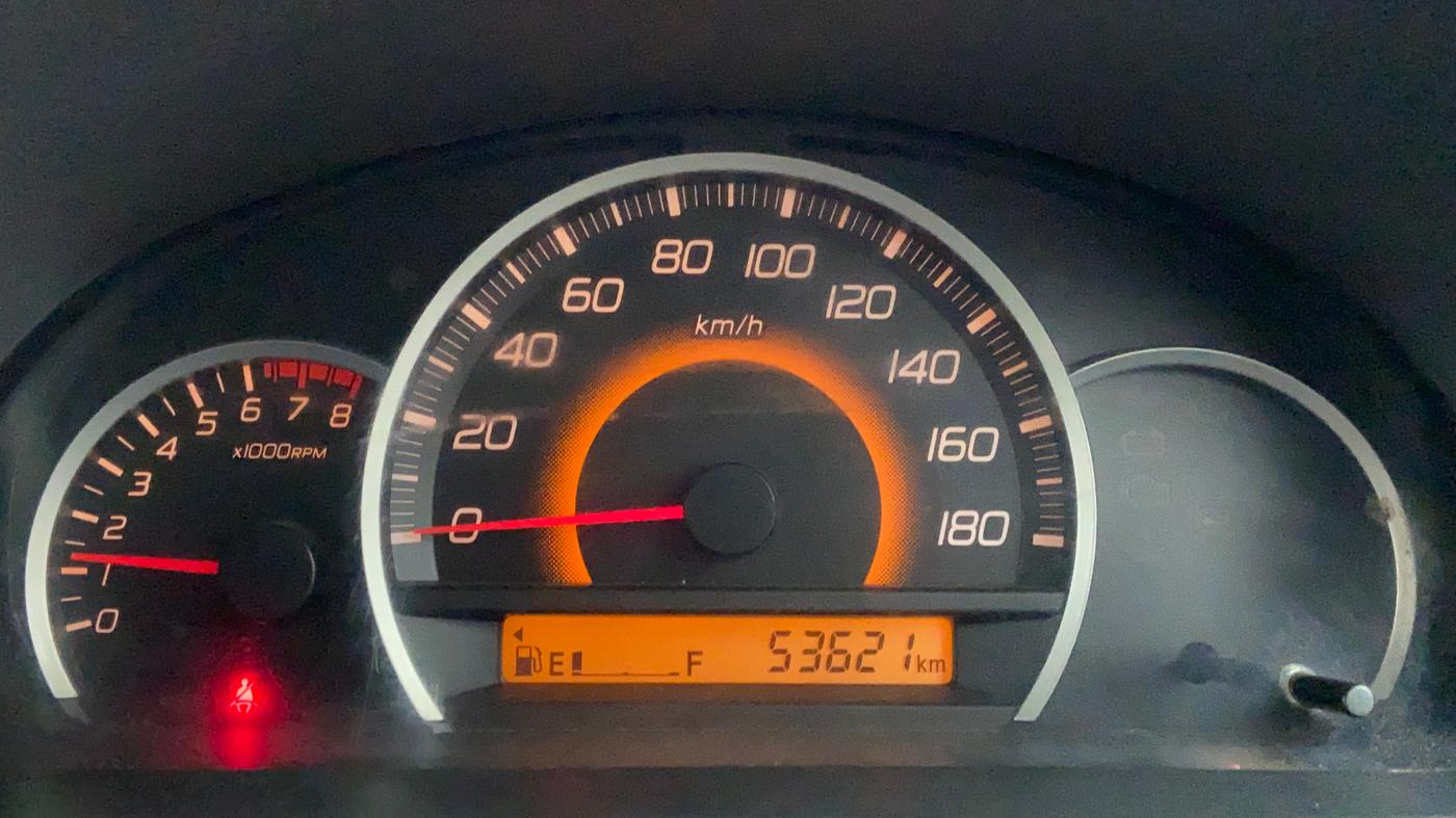2012 Maruti Wagon R 1.0 VXI, Petrol, Manual, 53,831 km, Odometer View