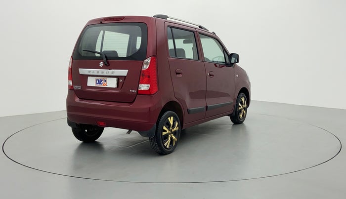 2012 Maruti Wagon R 1.0 VXI, Petrol, Manual, 53,831 km, Right Back Diagonal (45- Degree) View