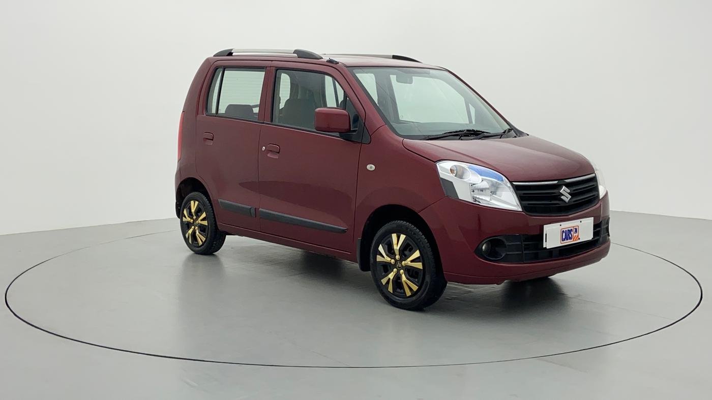 2012 Maruti Wagon R 1.0 VXI, Petrol, Manual, 53,831 km, Right Front Diagonal (45- Degree) View