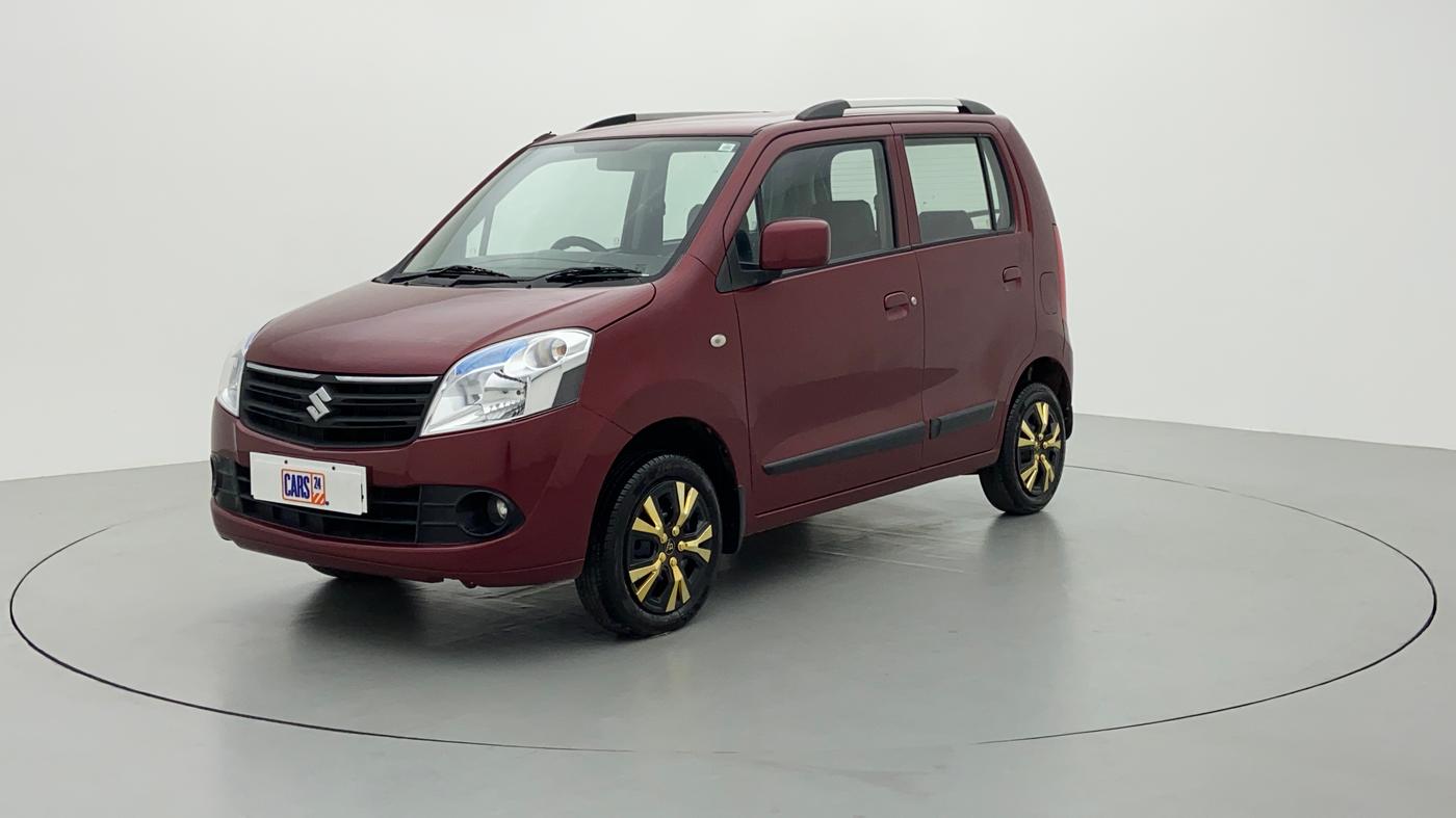 2012 Maruti Wagon R 1.0 VXI, Petrol, Manual, 53,831 km, Left Front Diagonal (45- Degree) View