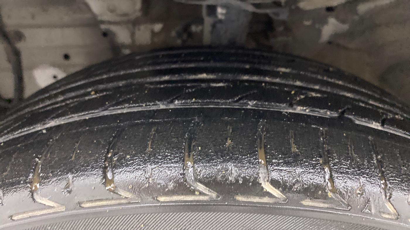 2014 Nissan Micra XV CVT, Petrol, Automatic, 57,818 km, Left Front Tyre Tread