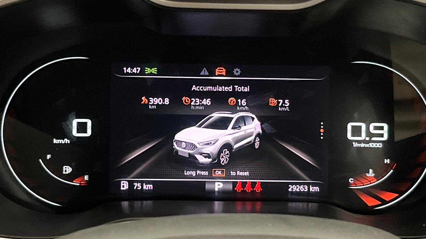 2023 MG ASTOR SMART 1.5 CVT, Petrol, Automatic, 29,217 km, Odometer Image