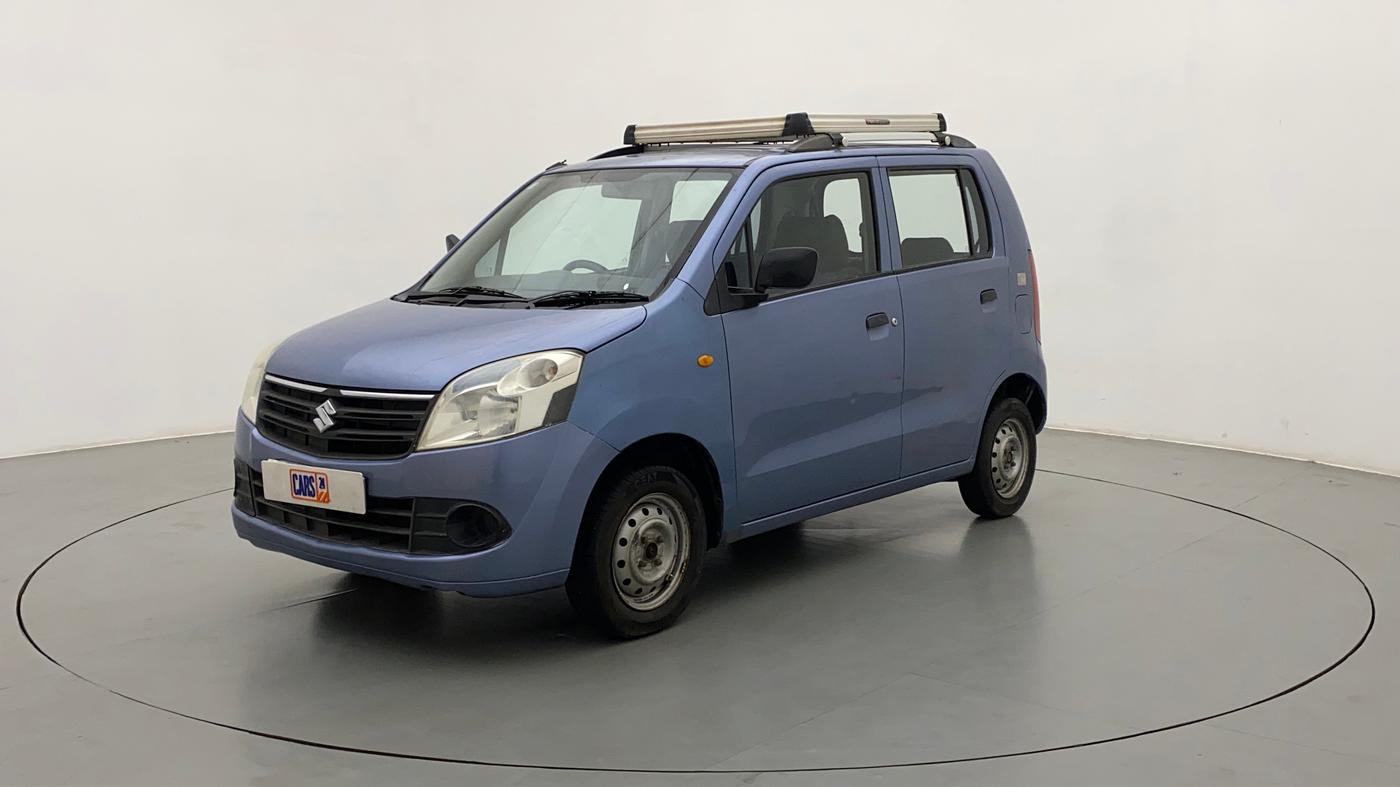 2012 Maruti Wagon R 1.0 LXI CNG, CNG, Manual, 99,627 km, Left Front Diagonal