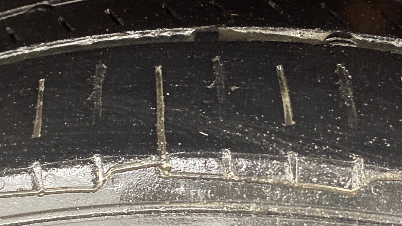 2013 Volkswagen Polo GT TSI AT, Petrol, Automatic, 1,03,363 km, Left Rear Tyre Tread