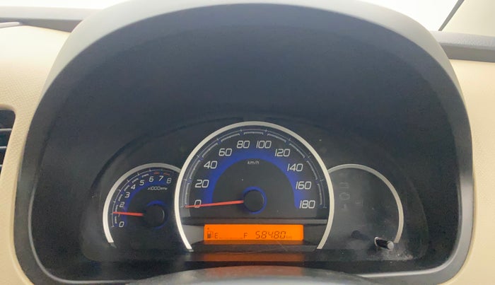 2018 Maruti Wagon R 1.0 VXI, Petrol, Manual, 58,458 km, Odometer Image