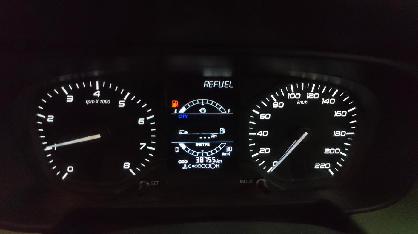 2023 Tata PUNCH ADVENTURE MT, Petrol, Manual, 38,755 km, Odometer Image