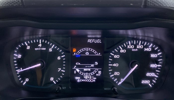 2021 Tata ALTROZ XZ PETROL, Petrol, Manual, 48,431 km, Odometer Image