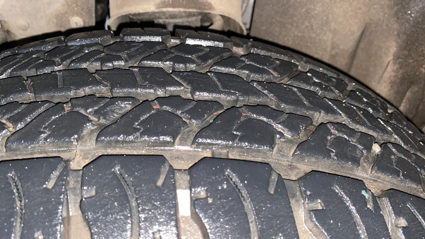 2021 Mahindra Thar LX HT PETROL 4WD MT, Petrol, Manual, 8,520 km, Left Front Tyre Tread
