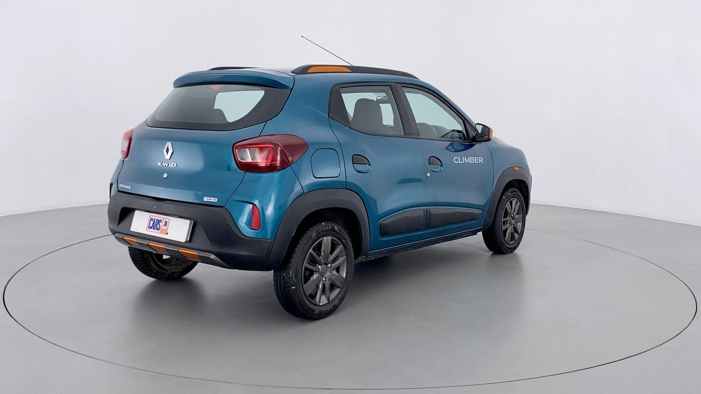 2019 Renault Kwid 1.0 CLIMBER OPT AMT, Petrol, Automatic, 19,907 km, Right Back Diagonal