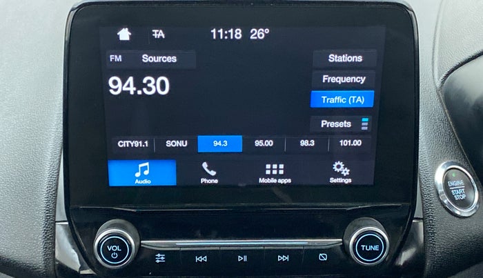 2018 Ford Ecosport 1.5 TITANIUM PLUS TI VCT AT, Petrol, Automatic, 74,401 km, Infotainment System