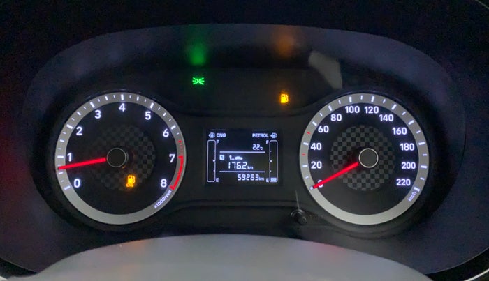 2020 Hyundai GRAND I10 NIOS SPORTZ 1.2 KAPPA VTVT CNG, CNG, Manual, 59,263 km, Odometer Image