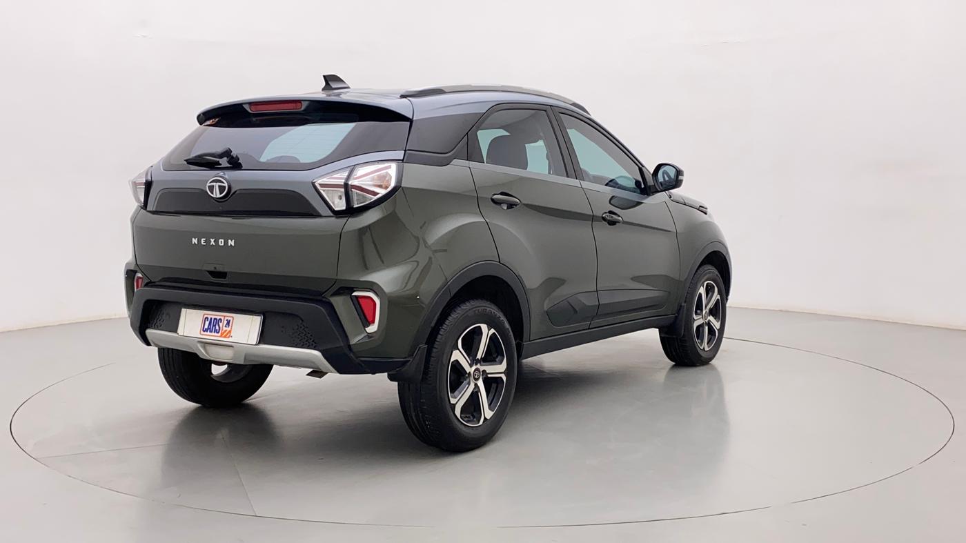 2022 Tata NEXON XZA PLUS (O) DIESEL DUAL TONE, Diesel, Automatic, 24,980 km, Right Back Diagonal