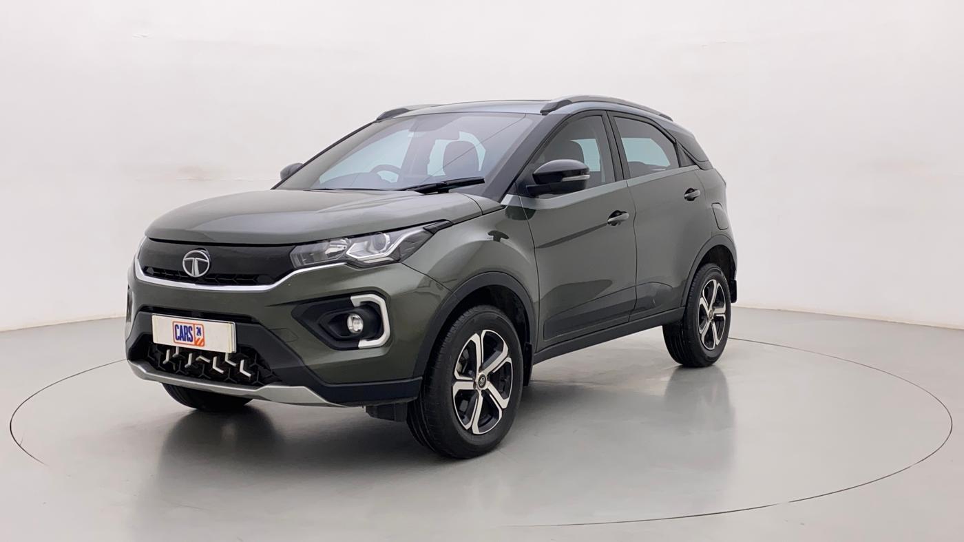 2022 Tata NEXON XZA PLUS (O) DIESEL DUAL TONE, Diesel, Automatic, 24,980 km, Left Front Diagonal