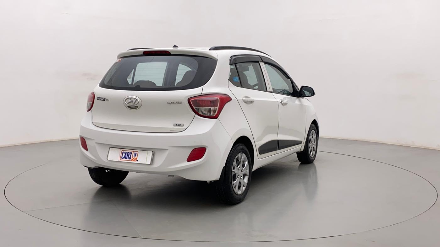 2015 Hyundai Grand i10 SPORTZ 1.2 KAPPA VTVT, Petrol, Manual, 67,331 km, Right Back Diagonal