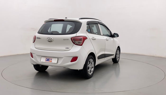 2015 Hyundai Grand i10 SPORTZ 1.2 KAPPA VTVT, Petrol, Manual, 67,331 km, Right Back Diagonal