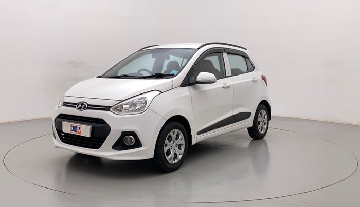 2015 Hyundai Grand i10 SPORTZ 1.2 KAPPA VTVT, Petrol, Manual, 67,331 km, Left Front Diagonal