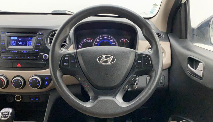 2015 Hyundai Grand i10 SPORTZ 1.2 KAPPA VTVT, Petrol, Manual, 67,331 km, Steering Wheel Close Up