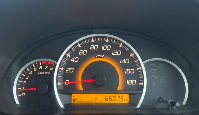 2016 Maruti Wagon R 1.0 VXI, Petrol, Manual, 66,122 km, Odometer Image