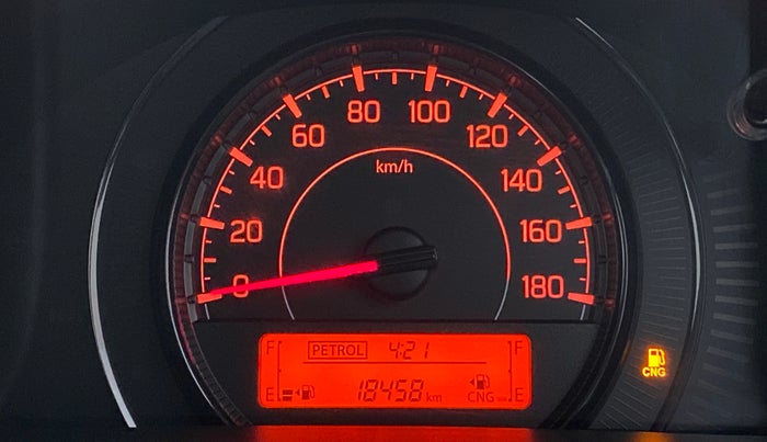 2021 Maruti New Wagon-R LXI CNG 1.0, CNG, Manual, 18,457 km, Odometer Image