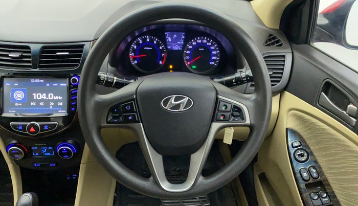 2017 Hyundai Verna 1.6 VTVT SX AT, Petrol, Automatic, 15,842 km, Steering Wheel Close Up