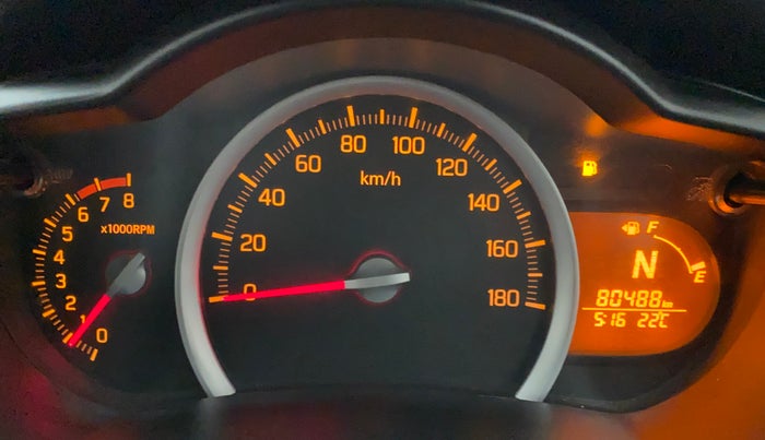 2018 Maruti Celerio ZXI AMT (O), Petrol, Automatic, 80,597 km, Odometer Image