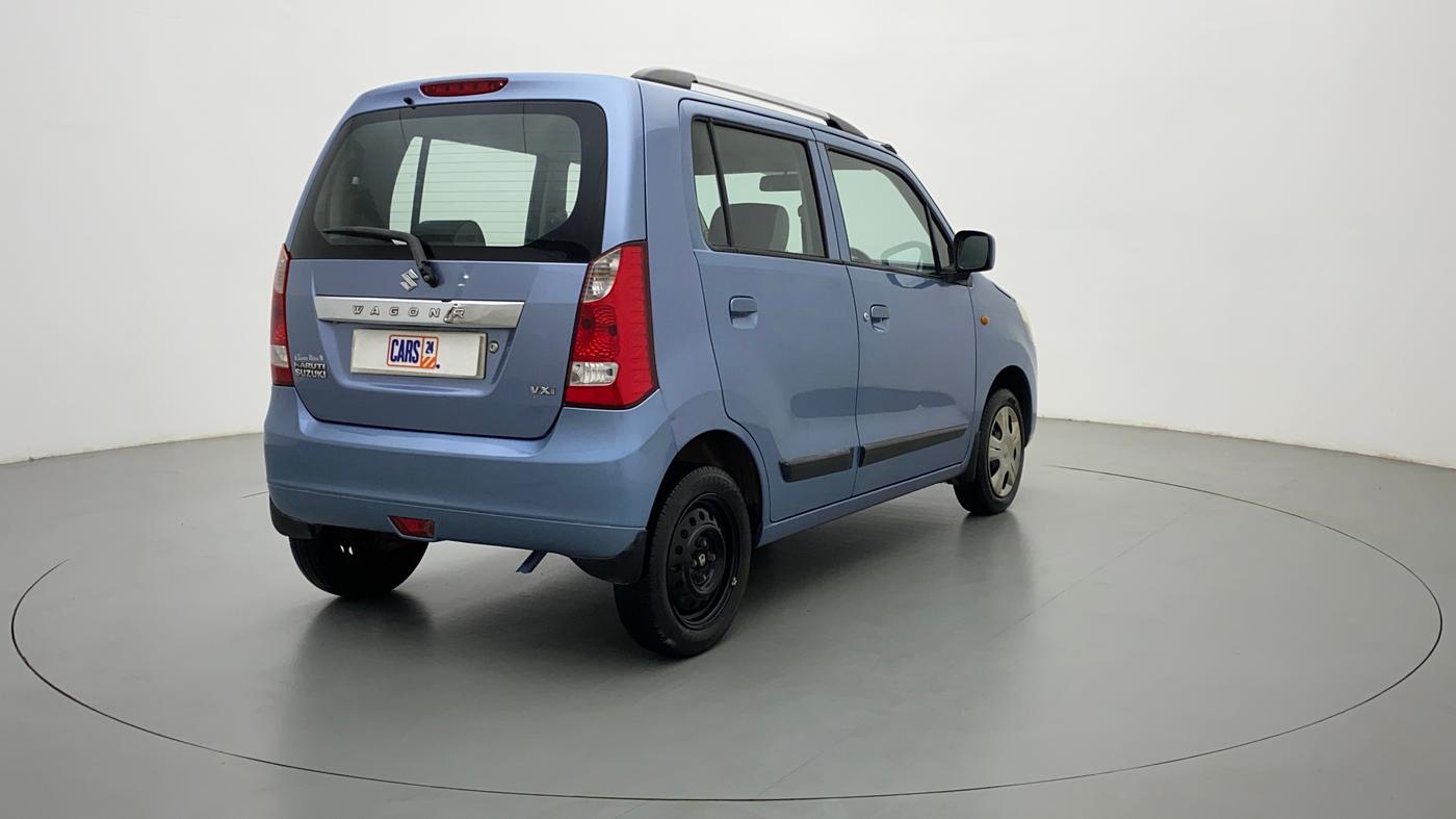 2011 Maruti Wagon R 1.0 VXI, Petrol, Manual, 60,953 km, Right Back Diagonal