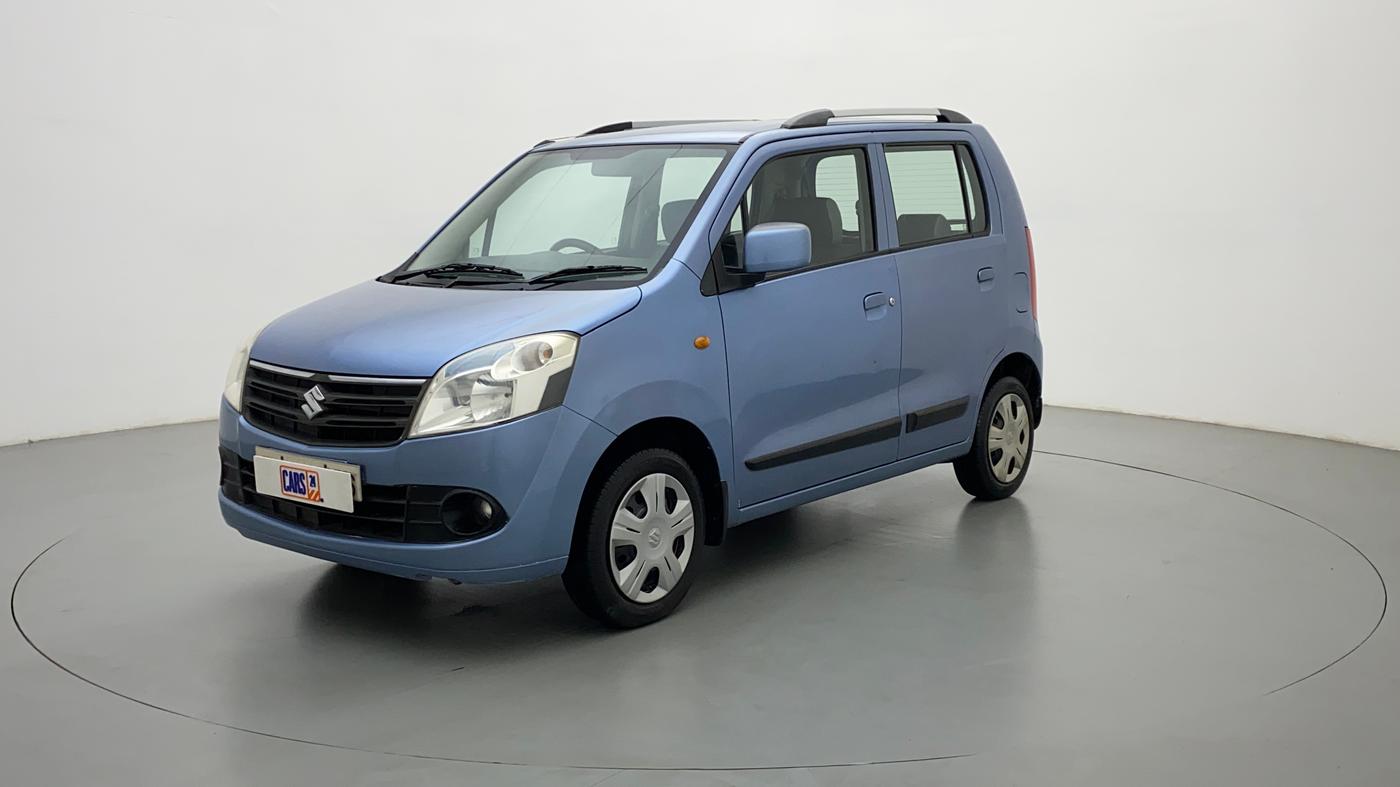 2011 Maruti Wagon R 1.0 VXI, Petrol, Manual, 60,953 km, Left Front Diagonal