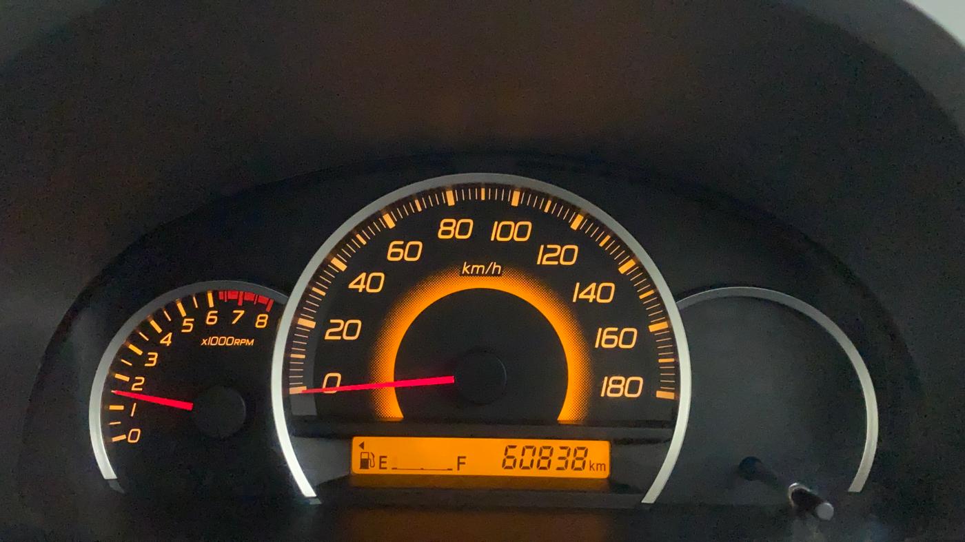 2011 Maruti Wagon R 1.0 VXI, Petrol, Manual, 60,953 km, Odometer Image
