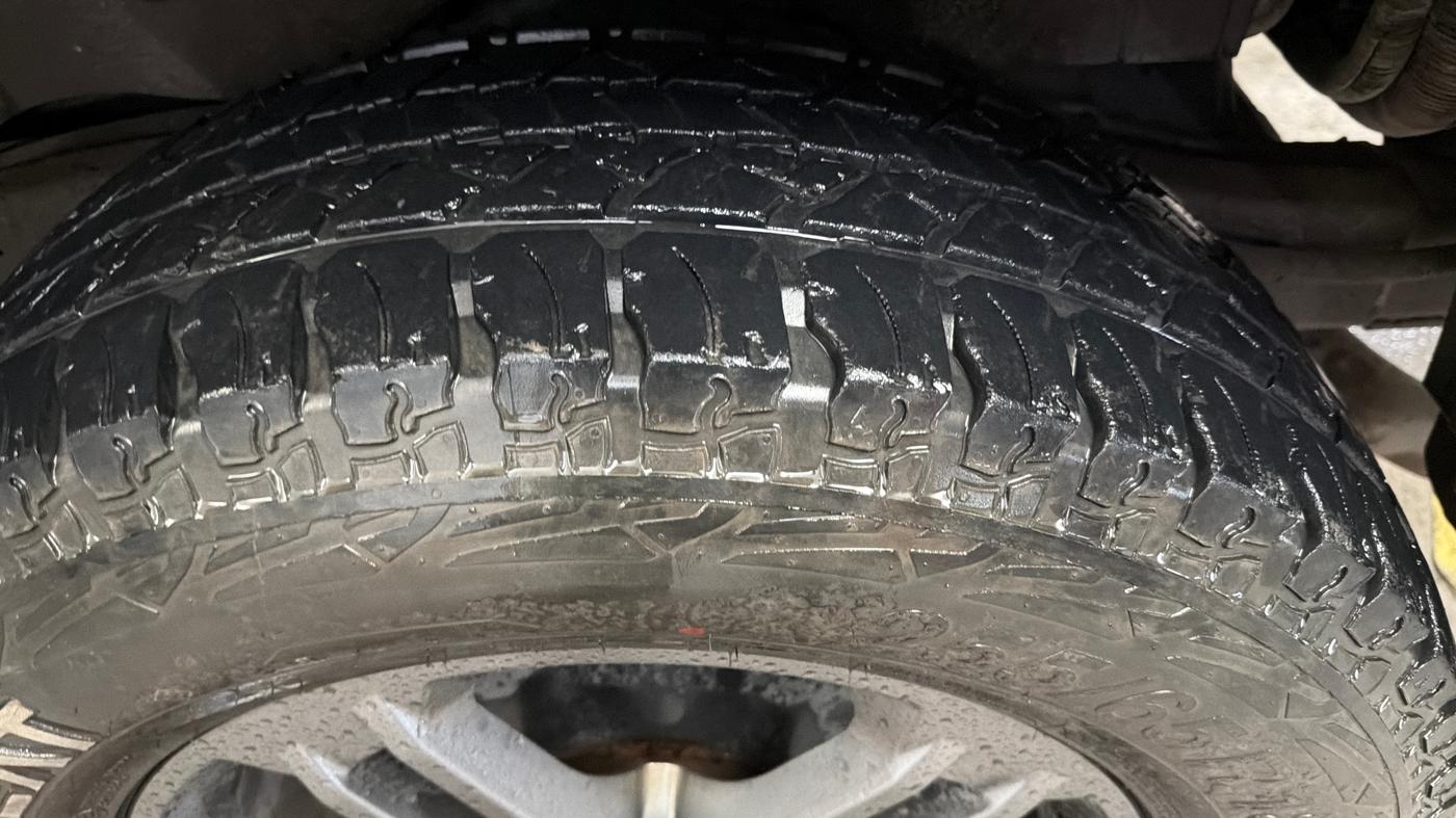 2021 Mahindra Thar LX HT PETROL 4WD MT, Petrol, Manual, 29,447 km, Left Rear Tyre Tread
