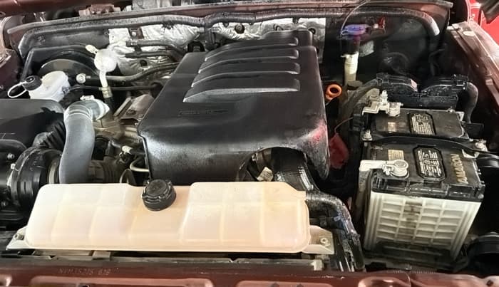 2021 Mahindra Thar LX HT PETROL 4WD MT, Petrol, Manual, 29,447 km, Engine View - Left