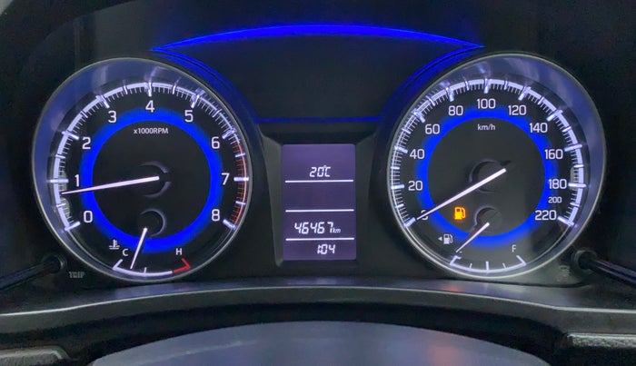 2017 Maruti Baleno DELTA PETROL 1.2, Petrol, Manual, 46,535 km, Odometer Image