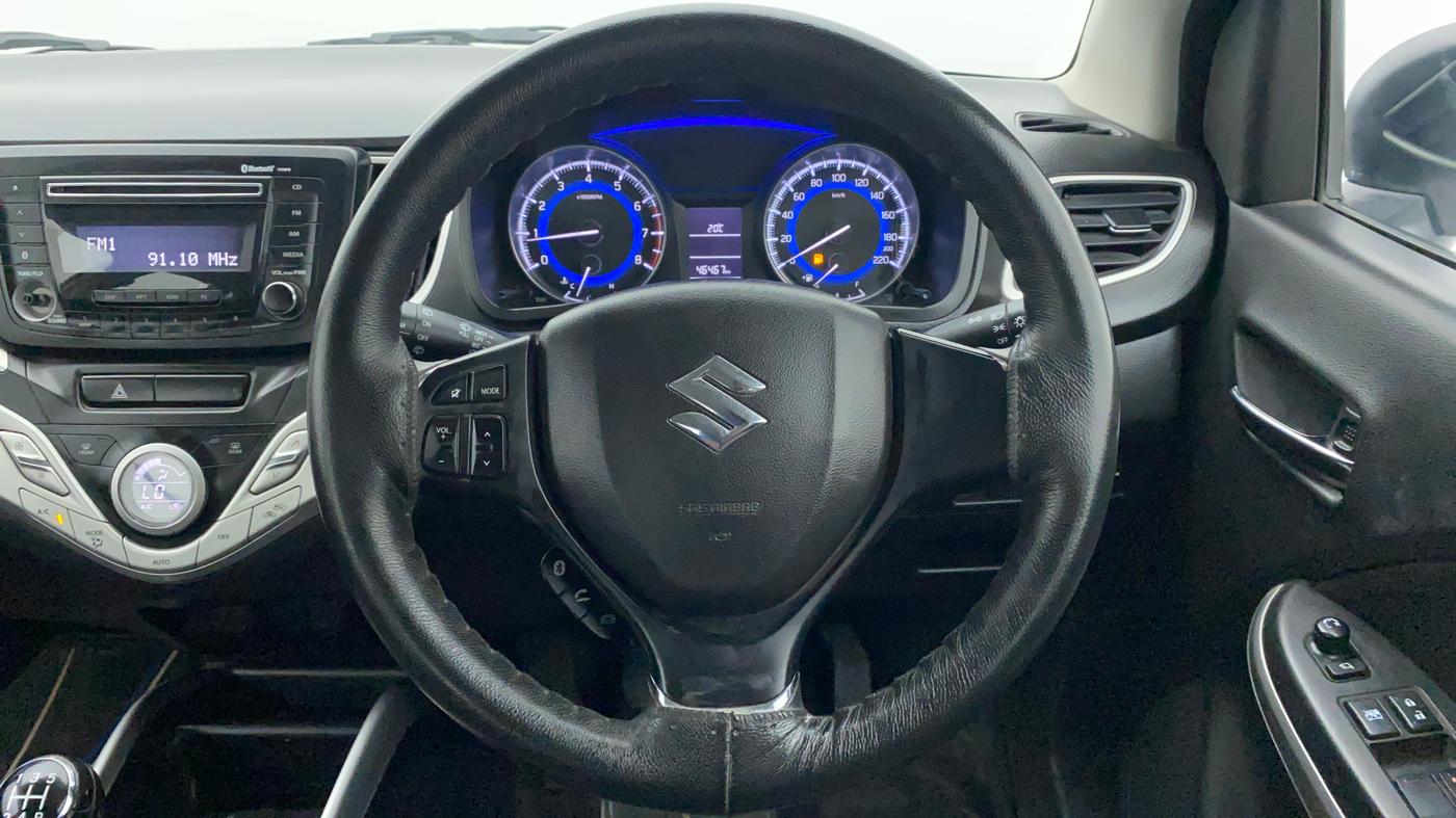 2017 Maruti Baleno DELTA PETROL 1.2, Petrol, Manual, 46,535 km, Steering Wheel Close Up