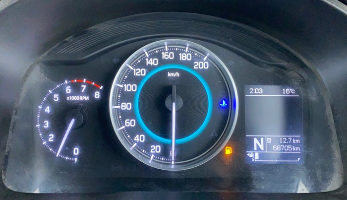 2017 Maruti IGNIS DELTA 1.2 K12 AMT, CNG, Automatic, 68,705 km, Odometer Image