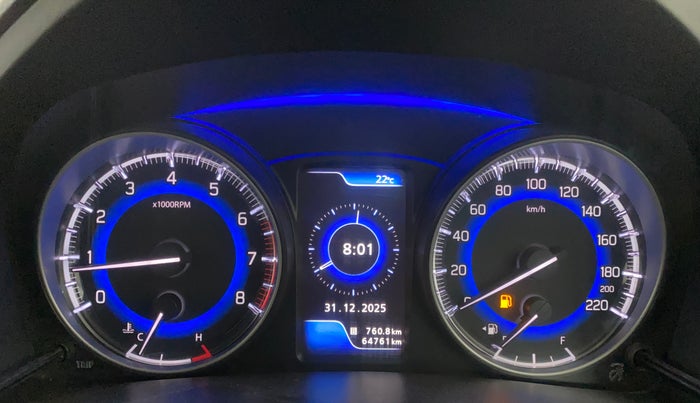 2019 Toyota Glanza V, Petrol, Manual, 64,759 km, Odometer Image