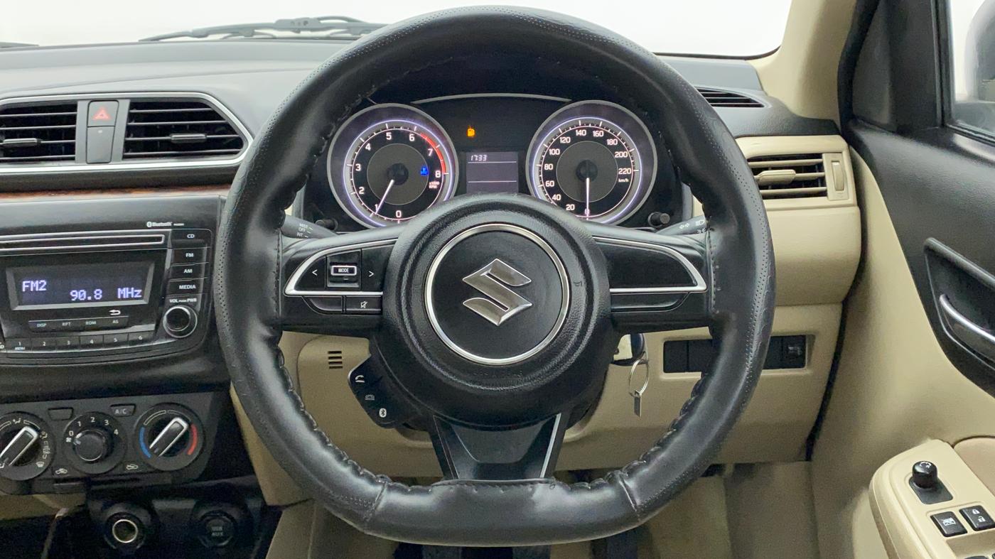 2017 Maruti Dzire VXI, Petrol, Manual, 33,052 km, Steering Wheel Close Up