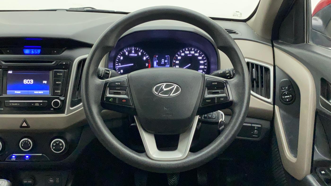 2017 Hyundai Creta E 1.6 PETROL, Petrol, Manual, 42,305 km, Steering Wheel Close Up