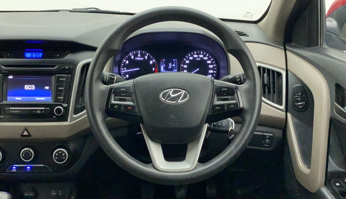 2017 Hyundai Creta E 1.6 PETROL, Petrol, Manual, 42,305 km, Steering Wheel Close Up
