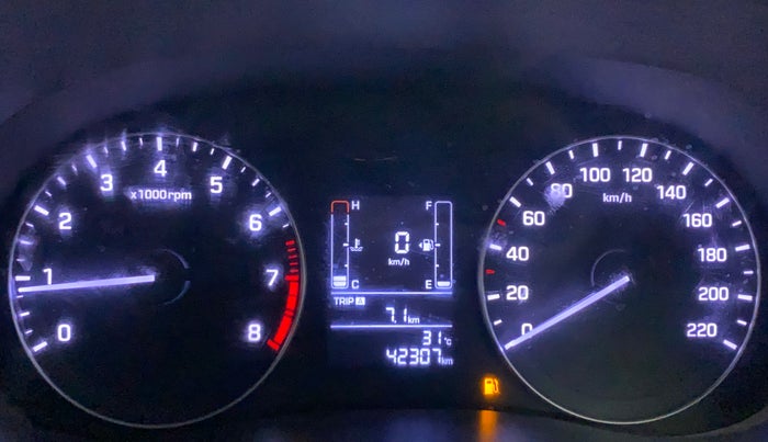 2017 Hyundai Creta E 1.6 PETROL, Petrol, Manual, 42,305 km, Odometer Image