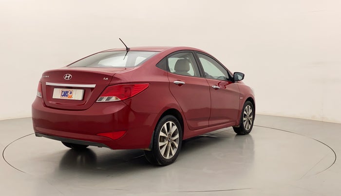2015 Hyundai Verna FLUIDIC 4S 1.6 VTVT S(O), Petrol, Manual, 51,974 km, Right Back Diagonal