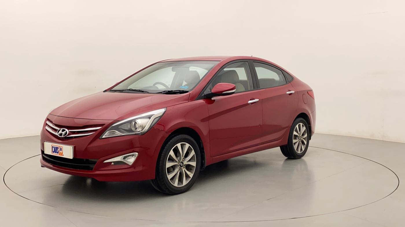 2015 Hyundai Verna FLUIDIC 4S 1.6 VTVT S(O), Petrol, Manual, 51,974 km, Left Front Diagonal