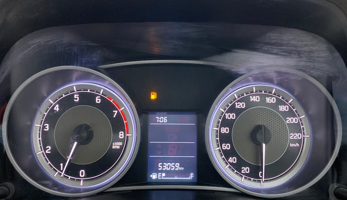 2021 Maruti Dzire VXI, Petrol, Manual, 53,059 km, Odometer Image