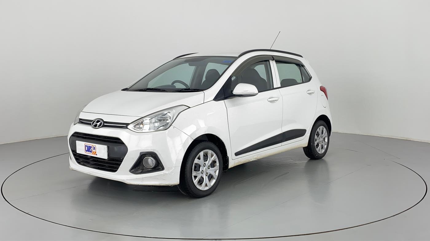 2016 Hyundai Grand i10 SPORTZ 1.2 KAPPA VTVT, Petrol, Manual, 59,566 km, Left Front Diagonal