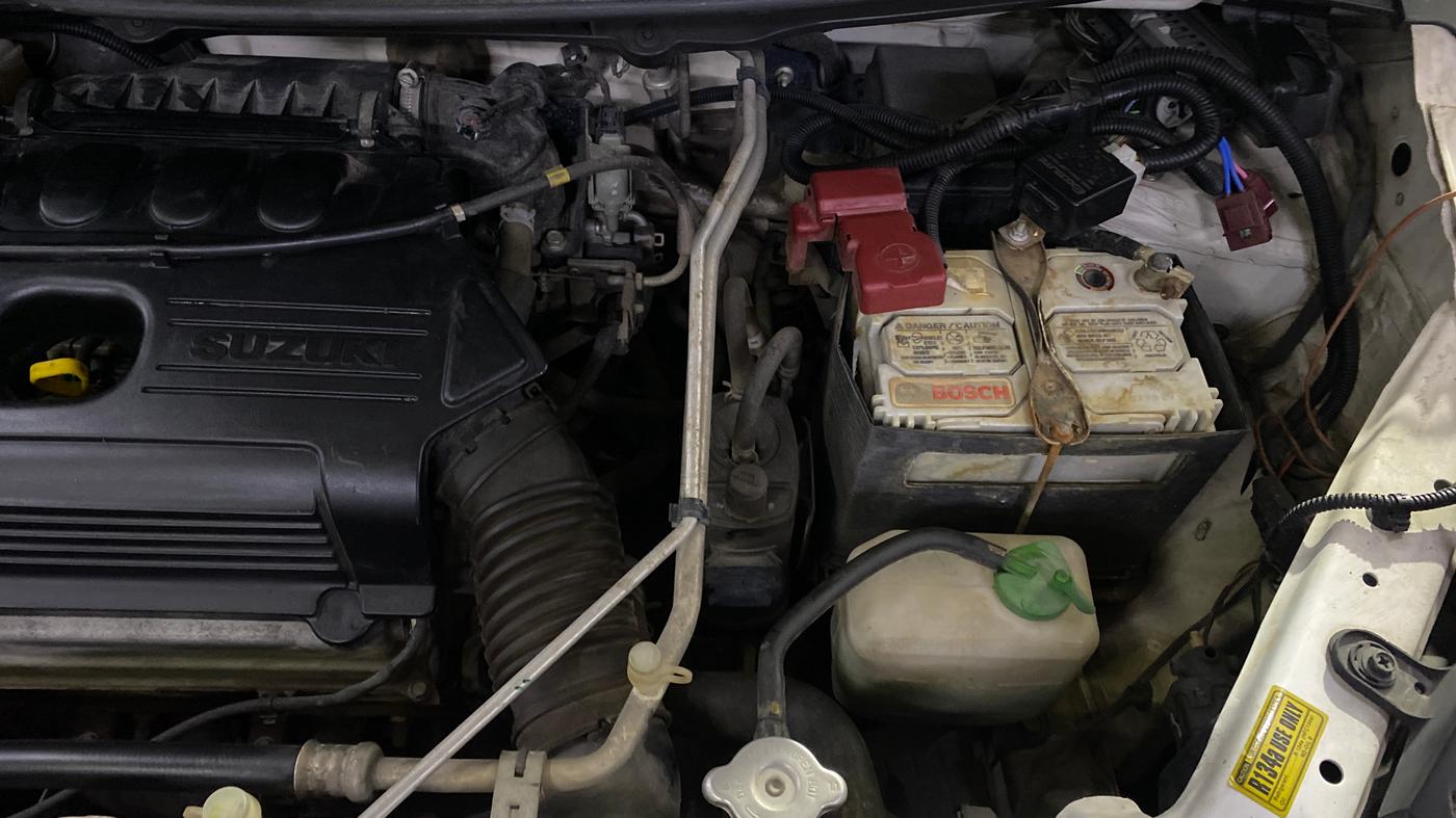 2018 Maruti Wagon R 1.0 VXI OPT, Petrol, Manual, 49,238 km, Engine View - Left
