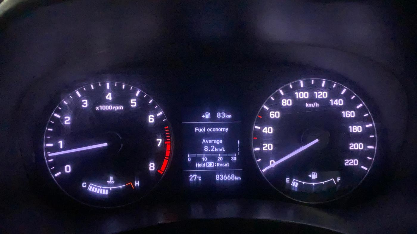 2018 Hyundai Creta SX (O) 1.6 PETROL, Petrol, Manual, 86,669 km, Odometer Image
