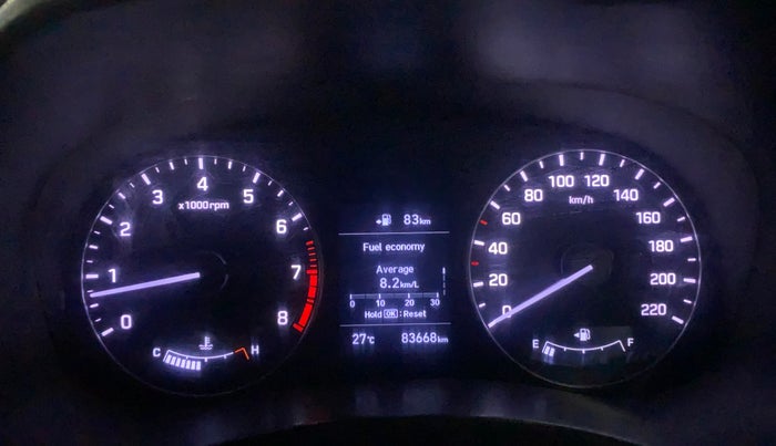 2018 Hyundai Creta SX (O) 1.6 PETROL, Petrol, Manual, 83,655 km, Odometer Image